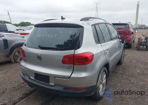 2015 Volkswagen Tiguan Se from USA, damaged, VIN WVGBV7AX9FW595477